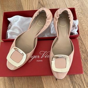 Roger Vivier Ballerine Chips Leather Pink